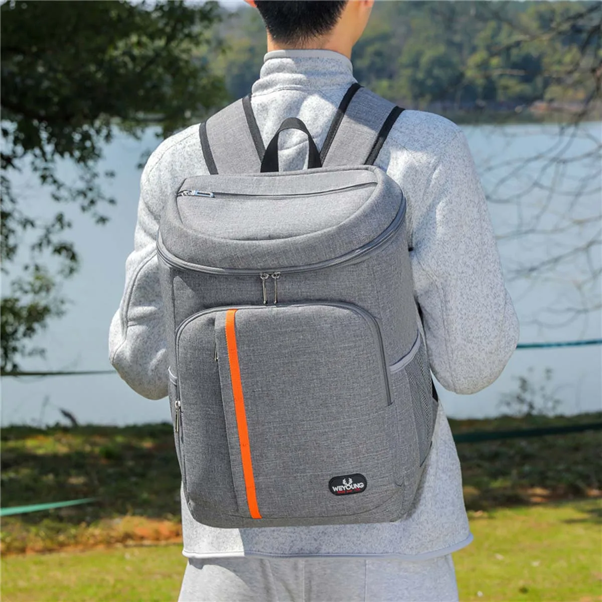 Best-selling Multi-functional Outdoor Picnic Backpack Portable Double-Shoulder Insulated Bag Thick Beer Ice Pack Waterproof PEVA