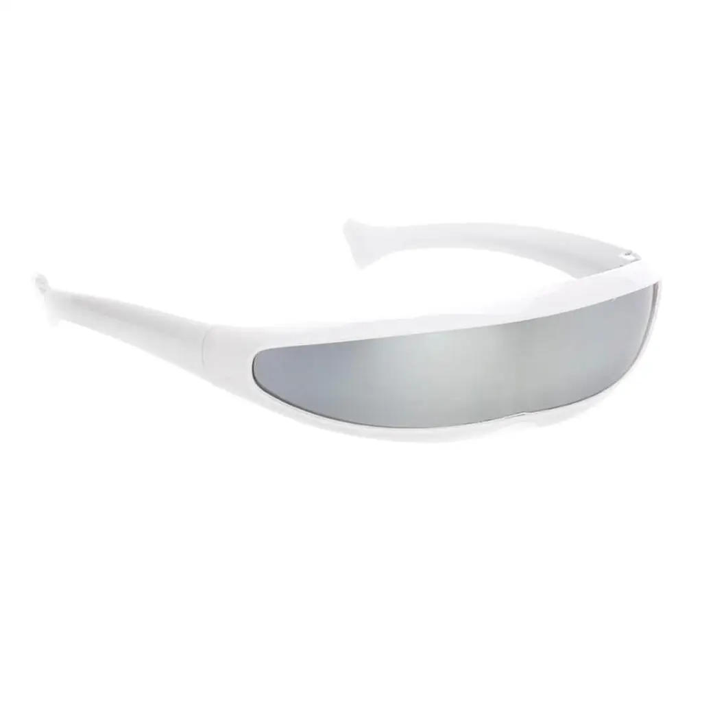 Mirrored Futuristic Sunglasses Party Funny Eyewear Glasses image 2