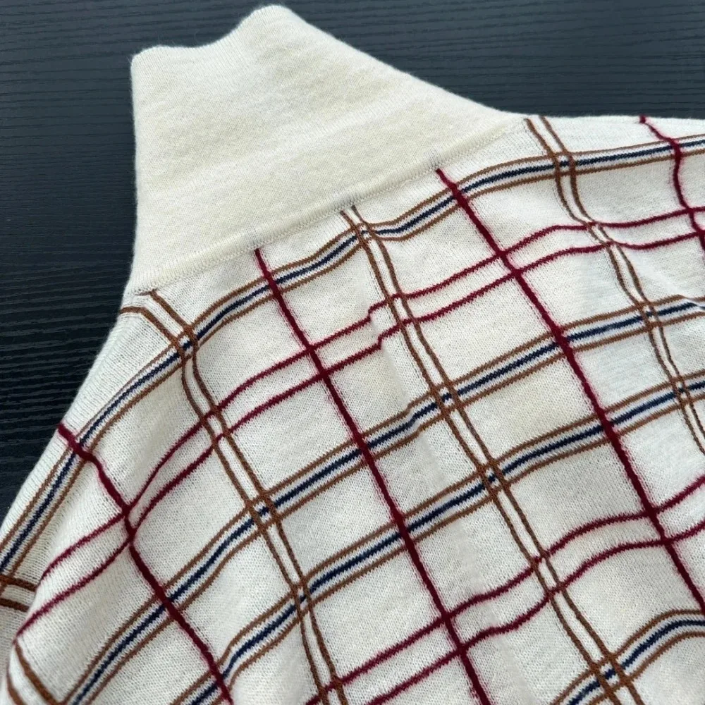 الخريف الشتاء خمر منقوشة محبوك سترة السترة للرجال والنساء #6