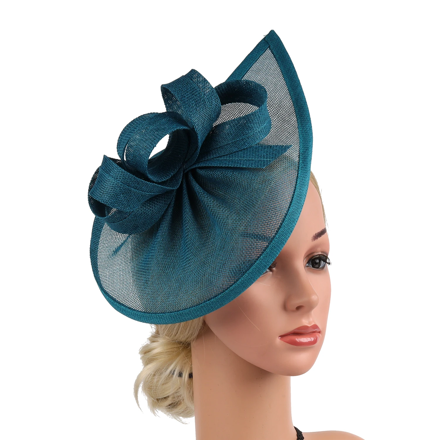 Neuer Cocktail-Teeparty-Fascinator-Stirnband Vintage Kentucky Derby Schleifen-Fascinator für Hochzeiten und Frauen – Detail 7