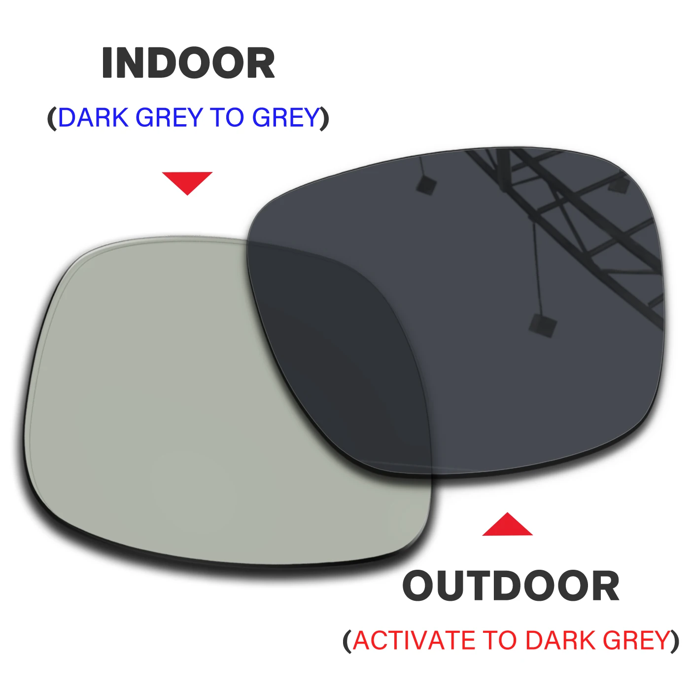 Suitable for Oakley Holbrook Metal OO4123 55mm Replacement Lenses-100% UV Protection