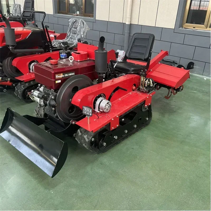 35HP40HP أداة زراعية مجنزرة شعبية متعددة الوظائف، معدات زراعية للجرارات اليدوية المستخدمة في بساتين الأرز