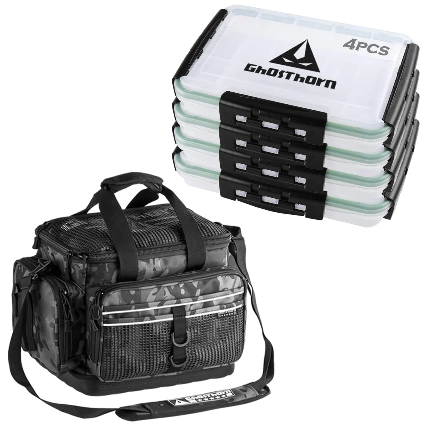 

Коробка для рыболовных снастей, 3600 лотков для снастей, съемные разделители, коробка для хранения приманок, 4 шт.