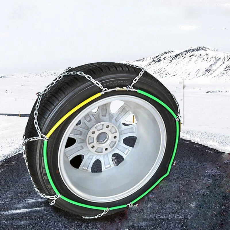 High Quality Alloy Steel 155-13Lt 185/60-13 Winter Tire Chain Snow Anti-Skid Chains for Car Tires