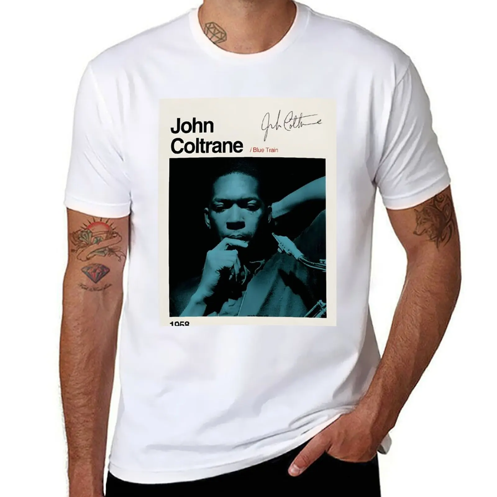 

JOHN COLTRANE Album T-Shirt man t shirt heavy cotton man t shirts cotton cotton t shirt man T-shirt