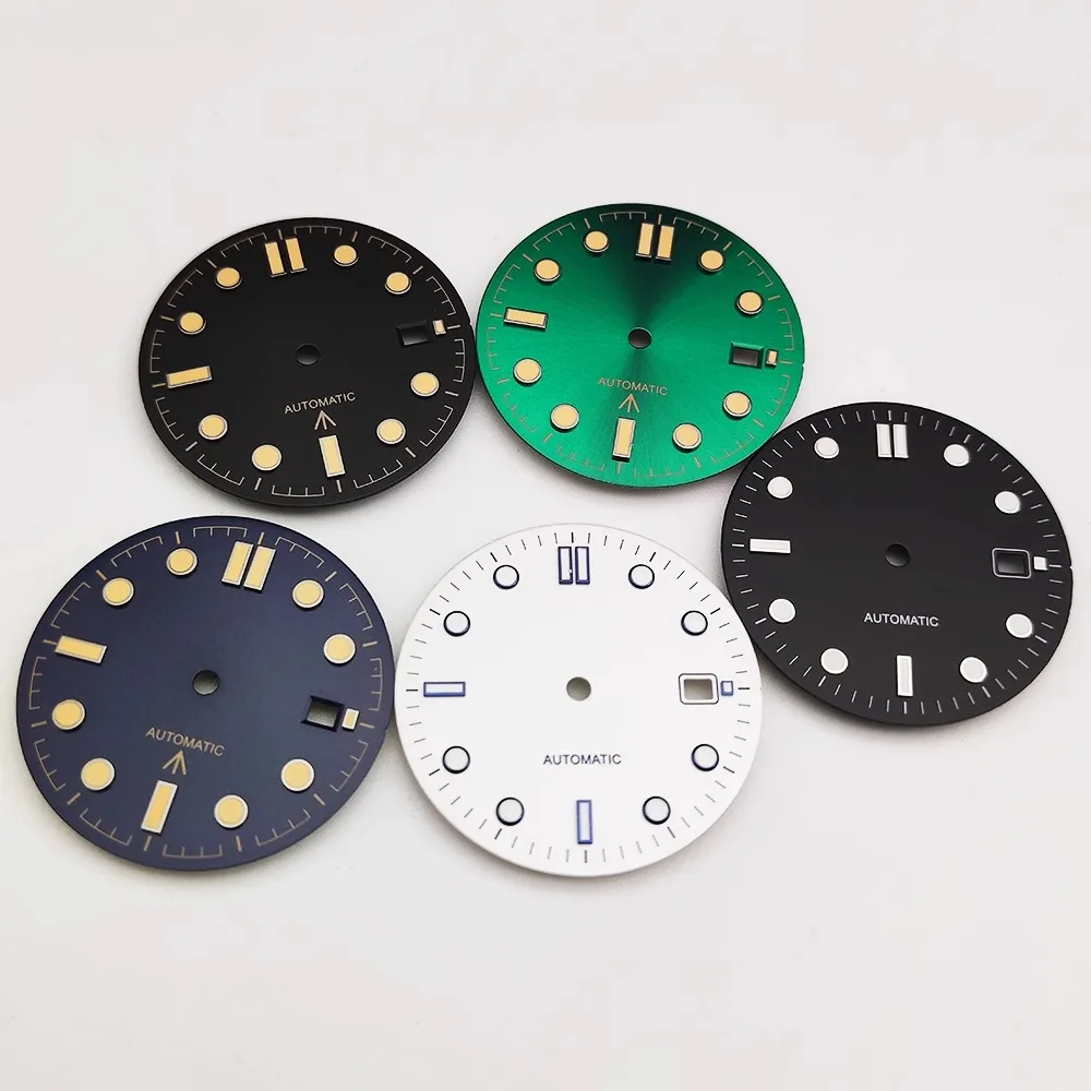 The new 31mm dial corrugated sterile dial men's watch accessories are suitable for the ETA2836/8215 calibre