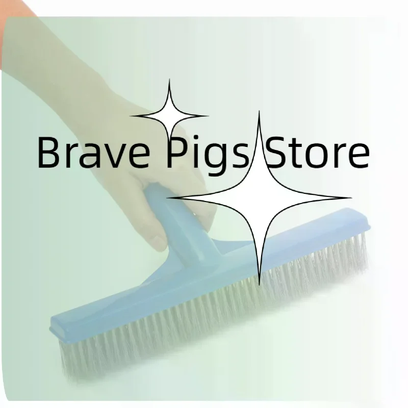 1Pcs Stainless Steel Bristle Heavy Duty 10 Inch Algae Brush For Swimming Pool Spa Fountain Cleaning Tool
