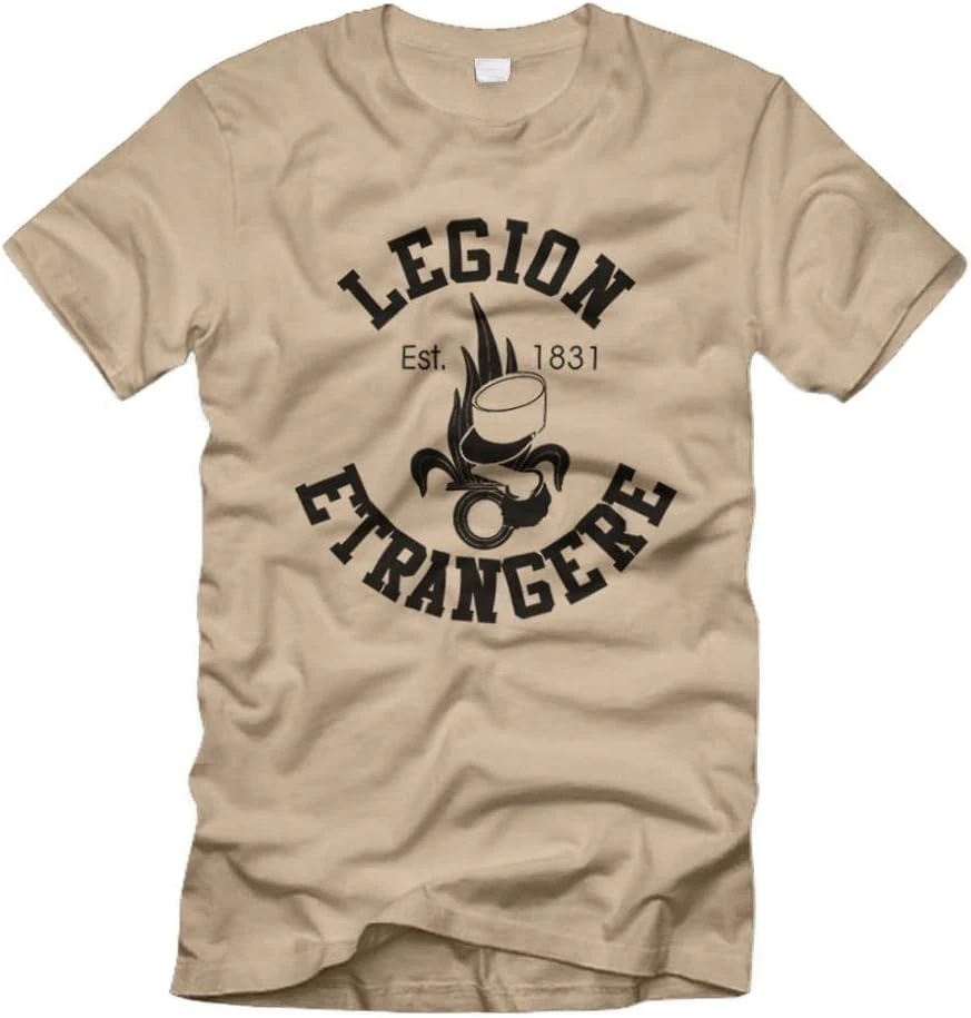 Thomas Gast 7 Flame Grenade Foreign Legion Men T-Shirt Short Sleeve Casual 100% Cotton Shirt