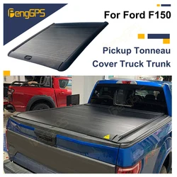 For Ford F150 Ranger XLT Wildtrak Pickup Tonneau Cover Truck Trunk Electric Box Cover Roller Shutter Tail Box Cover Rear Bucket