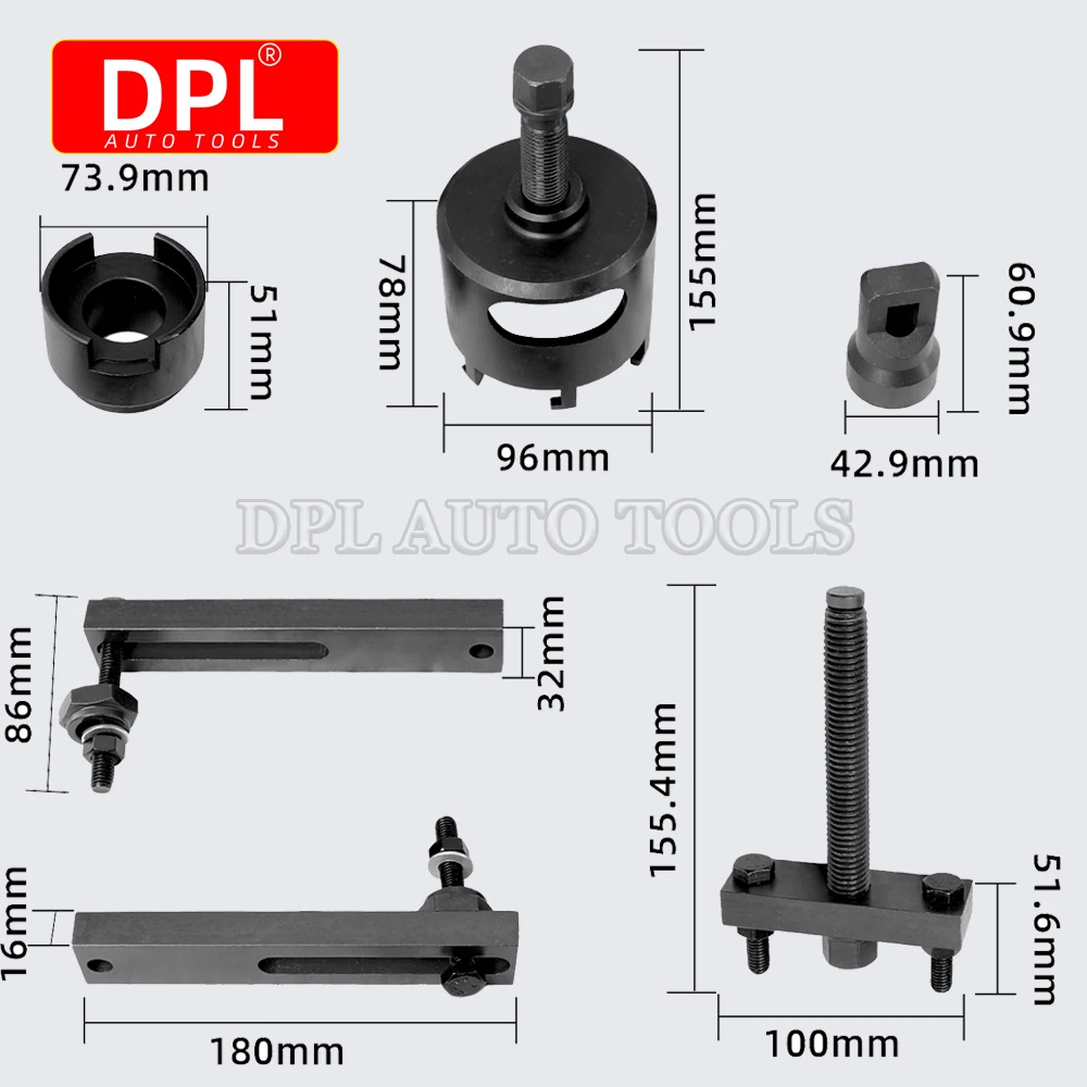 7-Gang DSG Doppelkupplungs-Montage- und Demontagewerkzeug-Set für VAG VW Audi DSG T10373 T10376 T10323 – Detail 6