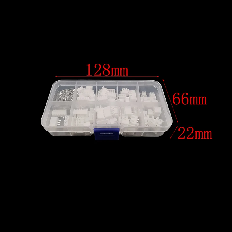 230Pcs/Box PH 2.0 / XH 2.54 2 3 4 5 Pin 2.0mm / 2.54mm Pitch Terminal Kit Male Female Plug Housing Pin Header JST Wire Connector