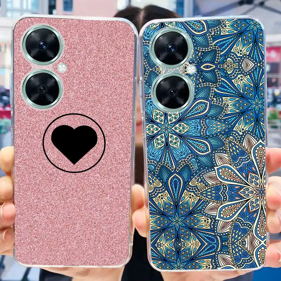 Fashion Elegant Pattern Phone Case For Huawei Nova 11i Soft Silicone TPU Back Cover For Huawei Nova11i 4G MAO-LX9