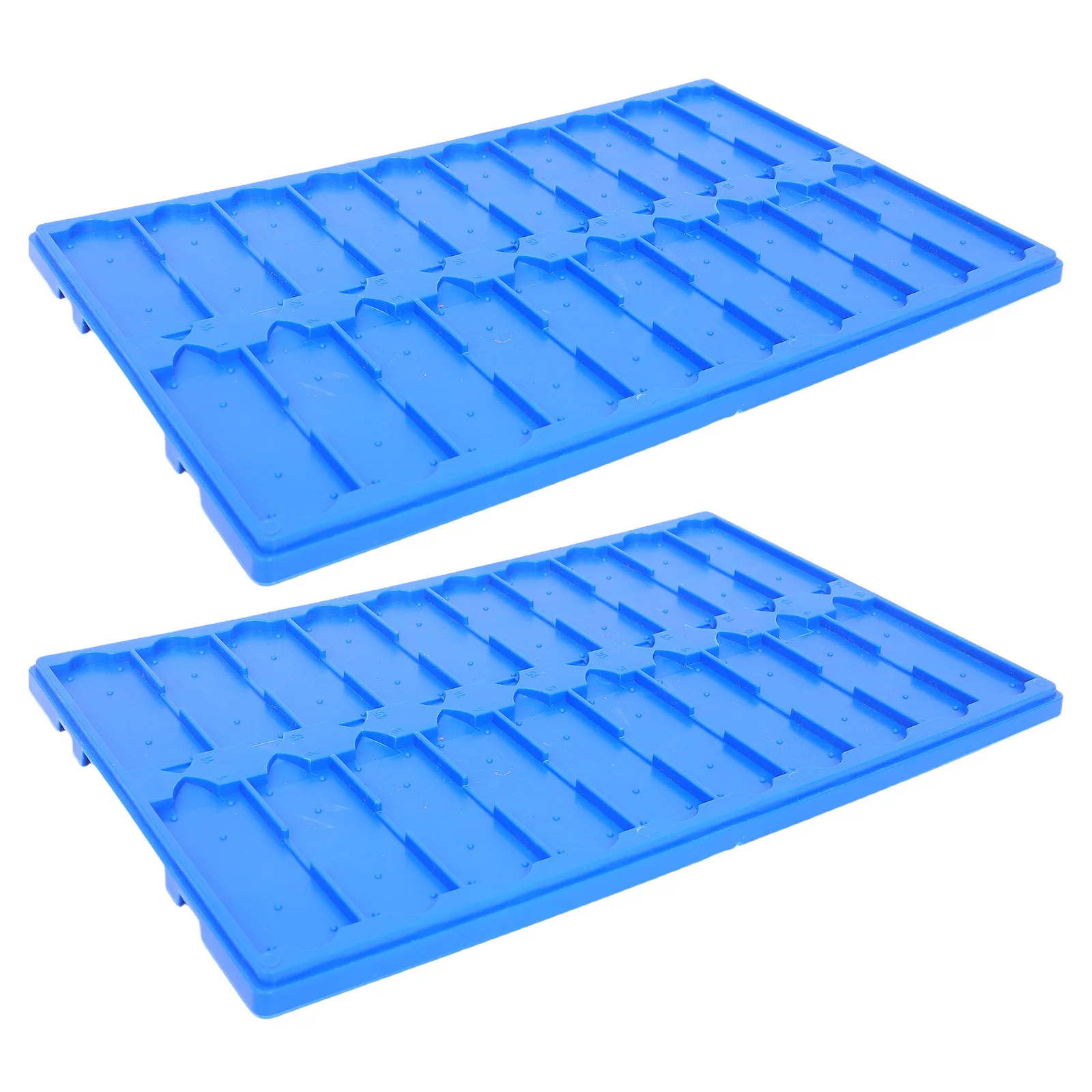 2pcs Slide Board: Microscope Slide Drying Rack Multi-Slot Fast Sample Drying Lab Holder For Microbiology Cell Culture