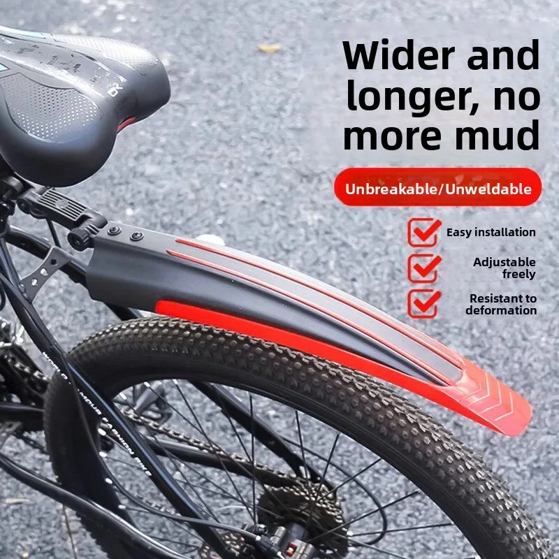 

Универсальное заднее крыло для горного велосипеда 26 дюймов, удлиненное, с полным покрытием, для заднего колеса, защита от грязи, оборудование для велоспорта