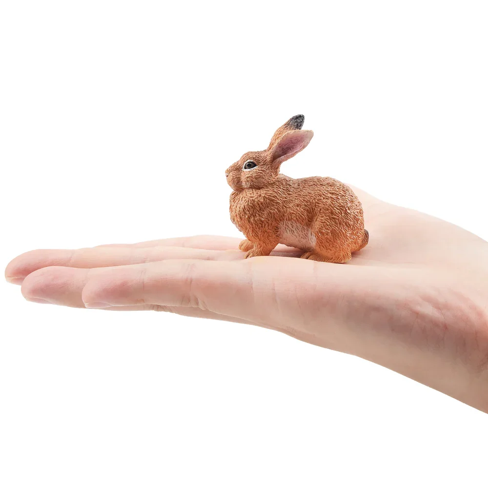 Toymany-Mini figurines de lapin flamand pour enfants, jouet modèle animal, poupées d'action, jouets d'Auckland, cadeau de simulation, quelque part