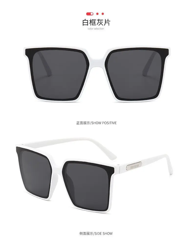 Quadratische Sonnenbrille Frauen Männer Designer Luxus Cat Eye Sonnenbrille Weiblich Männlich Klassische Vintage Brillen Outdoor Urlaub Gläser – Detail 12