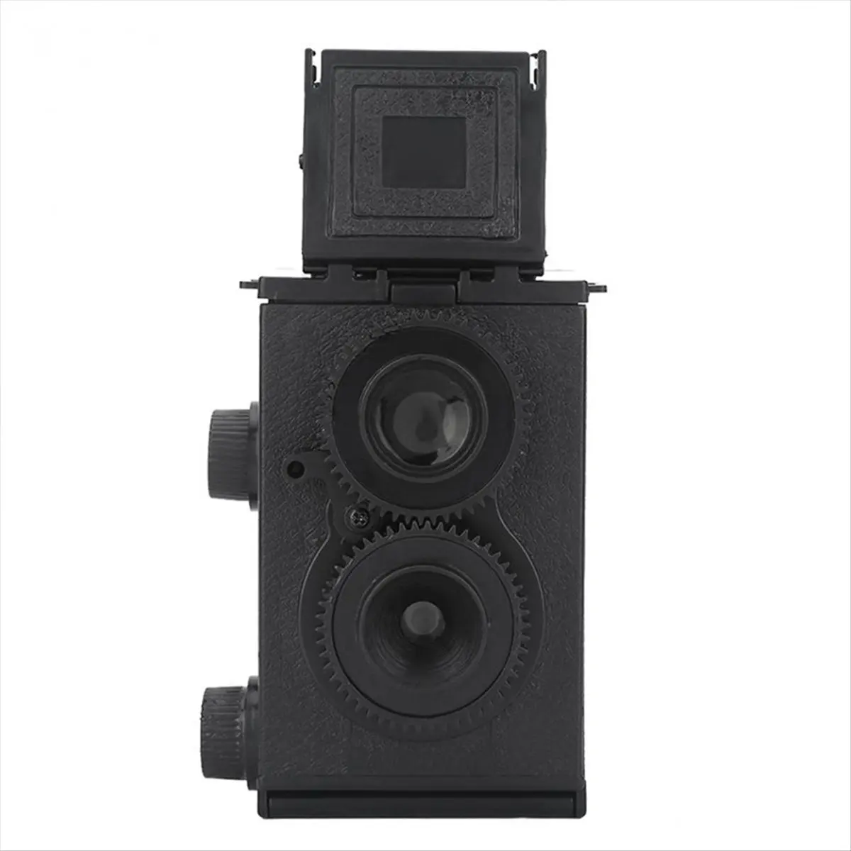 doyme New Adult Science DIY Dual Lens Assembly 35mm Film Camera Retro Double Reflective Film Camera Vlog Recording Story