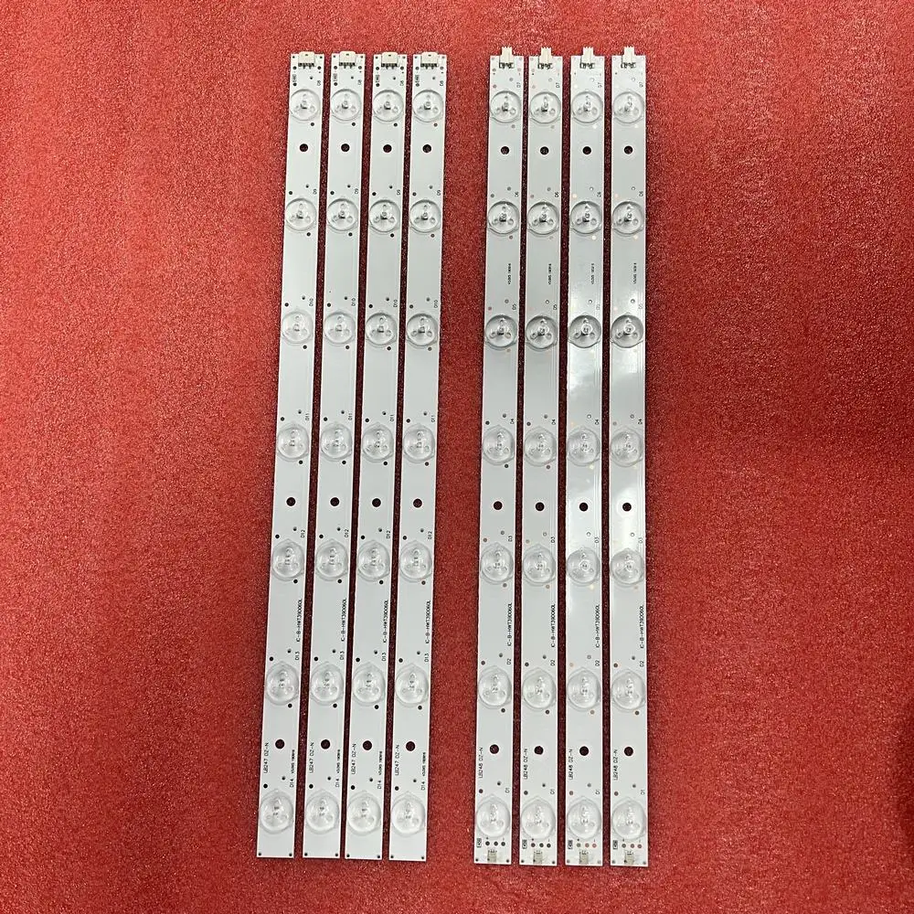 

8pcs/set LED Strips For IC-B-HWT39D060L IC-B-HWT39D060R SABA 39PRO5000 NORDMENDE LE100N8FM SANYO LE100S13FM