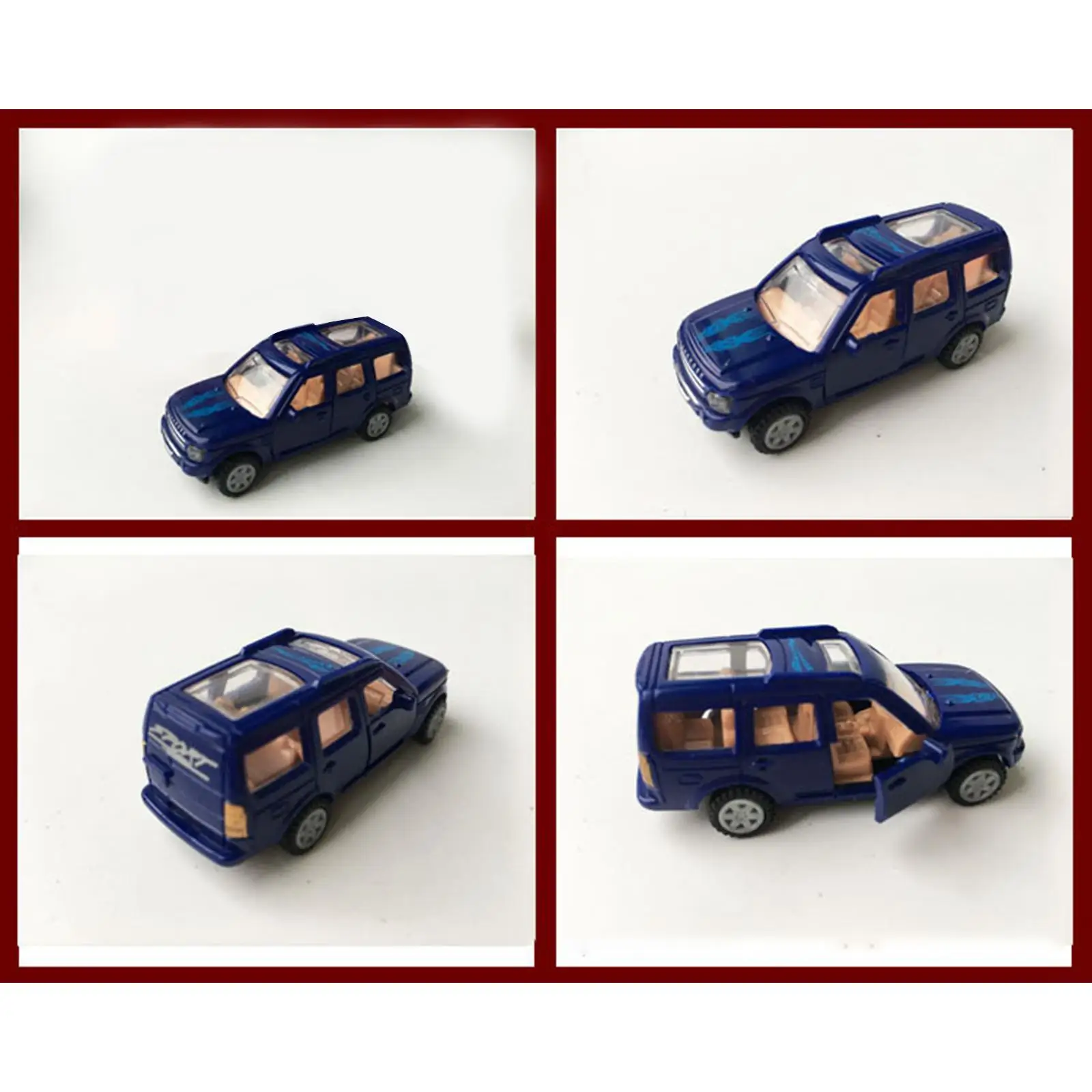 

16x Car Model Building 1/87 Car Playthings Vehicle Model Toy 4D Car Model Kits Toy
