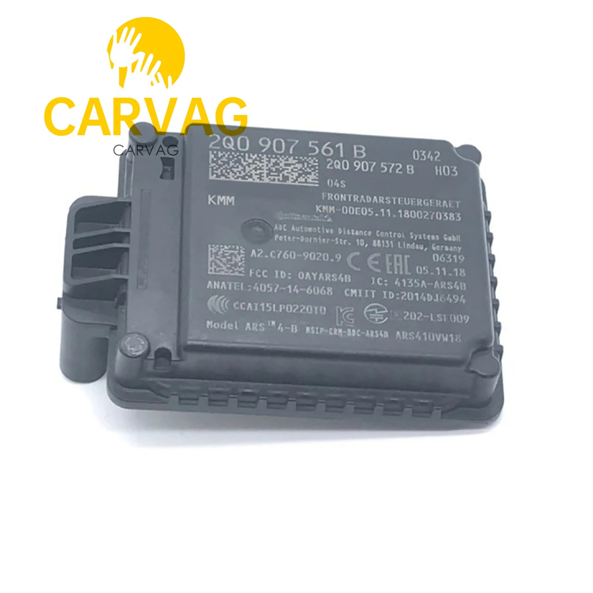 

ACC Adaptive Cruise Control radar sensor 2Q0907561B 2Q0 907 561 B For Tiguan MK2 Q2 Kodiaq T-ROC T-CROSS