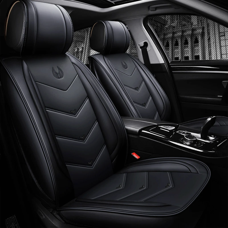 Universal Front Rear 5 Seat Car Seat Covers for SUVs And Sedans Wear-Resistant Breathable Easy to Clean Auto Accessories