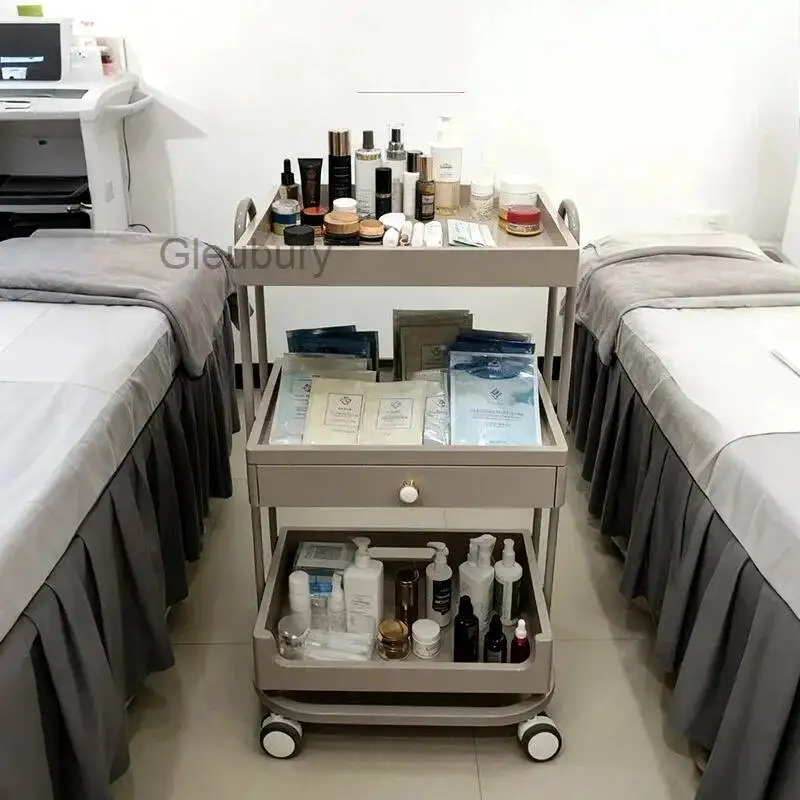 

Advanced Movable Salon Trolley Storage Rack Kitchen Villa Salon Trolley Living Room Commercial Furniture Carrito Auxiliar Lstc