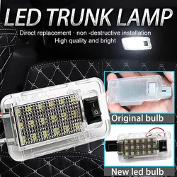 1Pcs Car LED Signal Lights Trunk Lamp Luggage Compartment Light Bulbs White DC 12V For Toyota Scion TC 2011-2016 XB 2008-2015