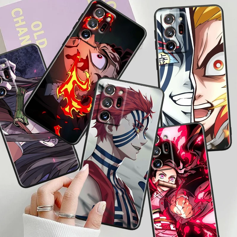 

Anime D-Demon S-Slayer Self For Samsung Note 20 10 Ultra Plus A31 A14 A12 A70 A34 A25 A04 A05 A15 A24 5G Black TPU Phone Case