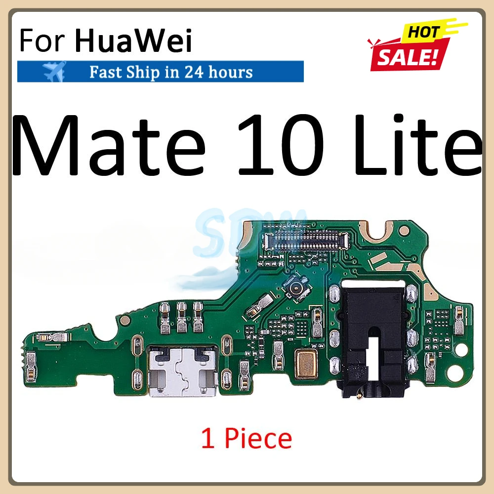 USB Charging Port Dock Plug Connector Charger Board Flex Cable For HuaWei Mate 20 X 10 9 Pro Lite P Smart Plus 2021 2020 2019