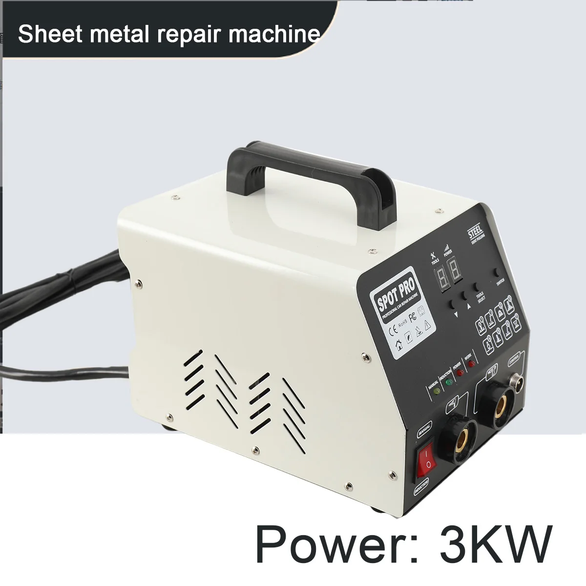 Sheet Metal Repair Machine 3800A Dent Puller Machine Spot Welder Auto Car Body Dent Puller Repair Kit 110V