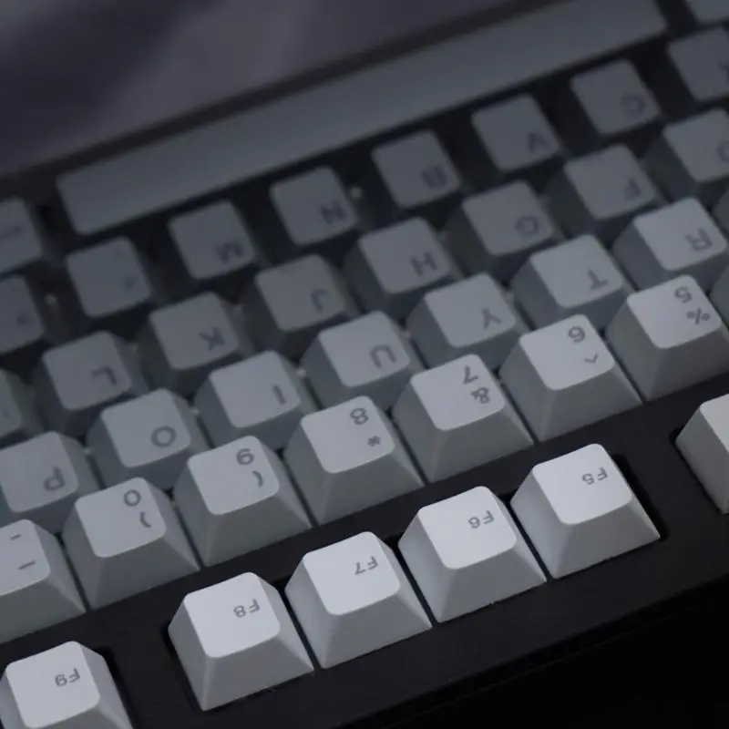 

R53C 125 Keys Gray Gradient CherryProfile Keycaps for Mechanical Keyboard Keycap