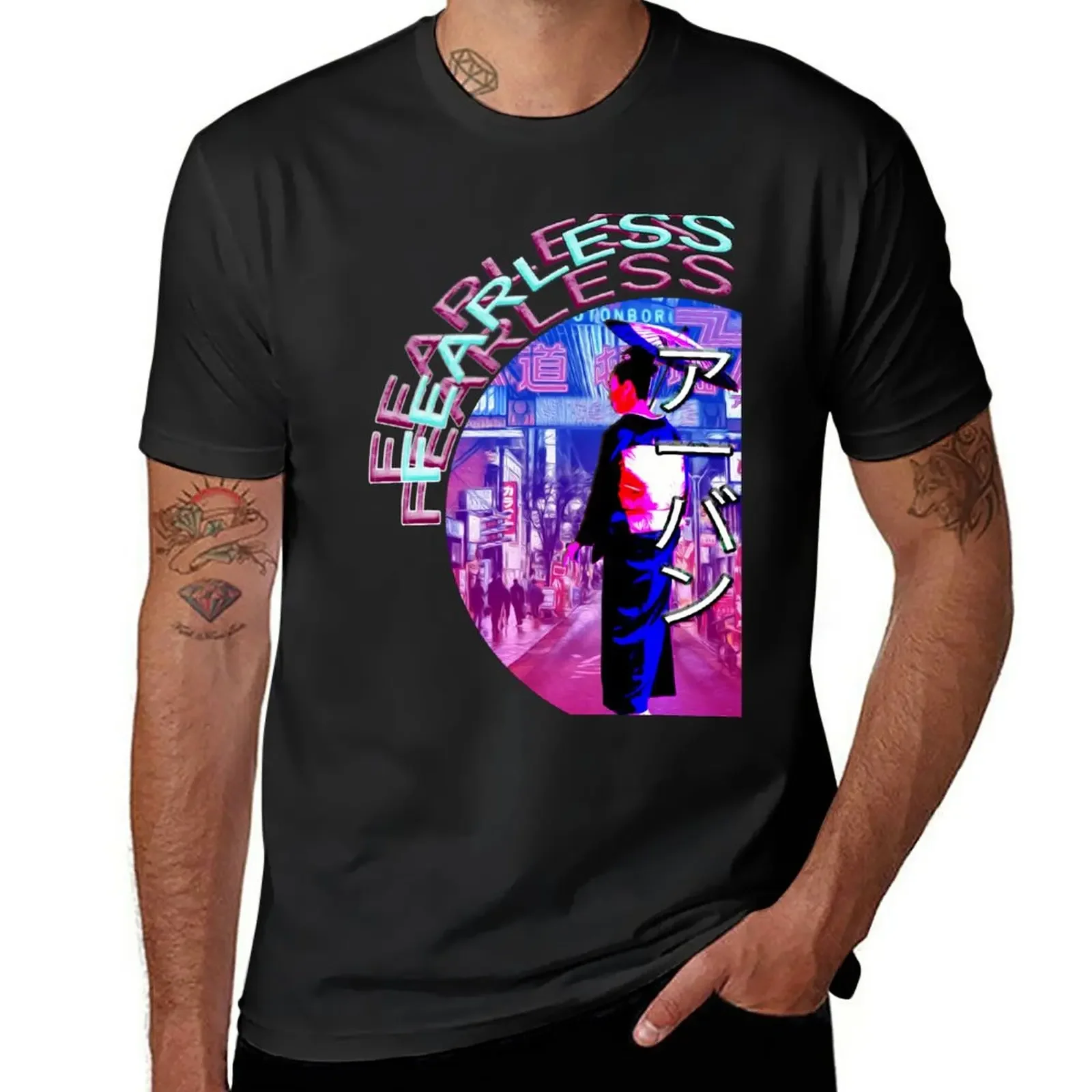 Fearless Collection print design for Teenies and young adults T-Shirt new edition oversizeds vintage t shirts for men cotton