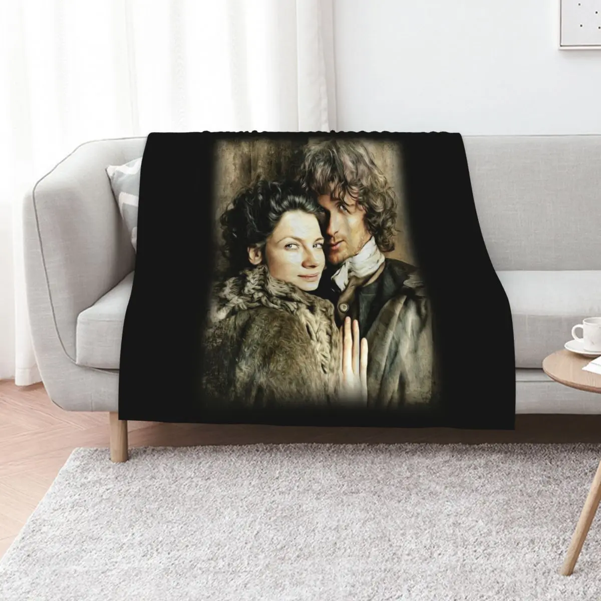 That's Couple Outlander Throw Blanket Portable Lightweight Blanket for Travel Camping
