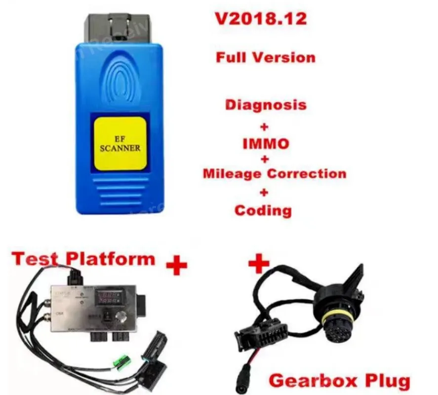 

V2018.12 E/F Scanner II Полная версия для BMW EF Diagnosis + кодирование коррекции пробега IMMO