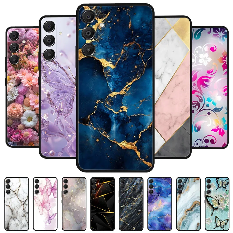 For Samsung Galaxy A56 5G Case Cool Marble Soft TPU Silicone Cover for Galaxy A26 / A36 / A 56 Phone Cases A 26 36 Shell Fundas