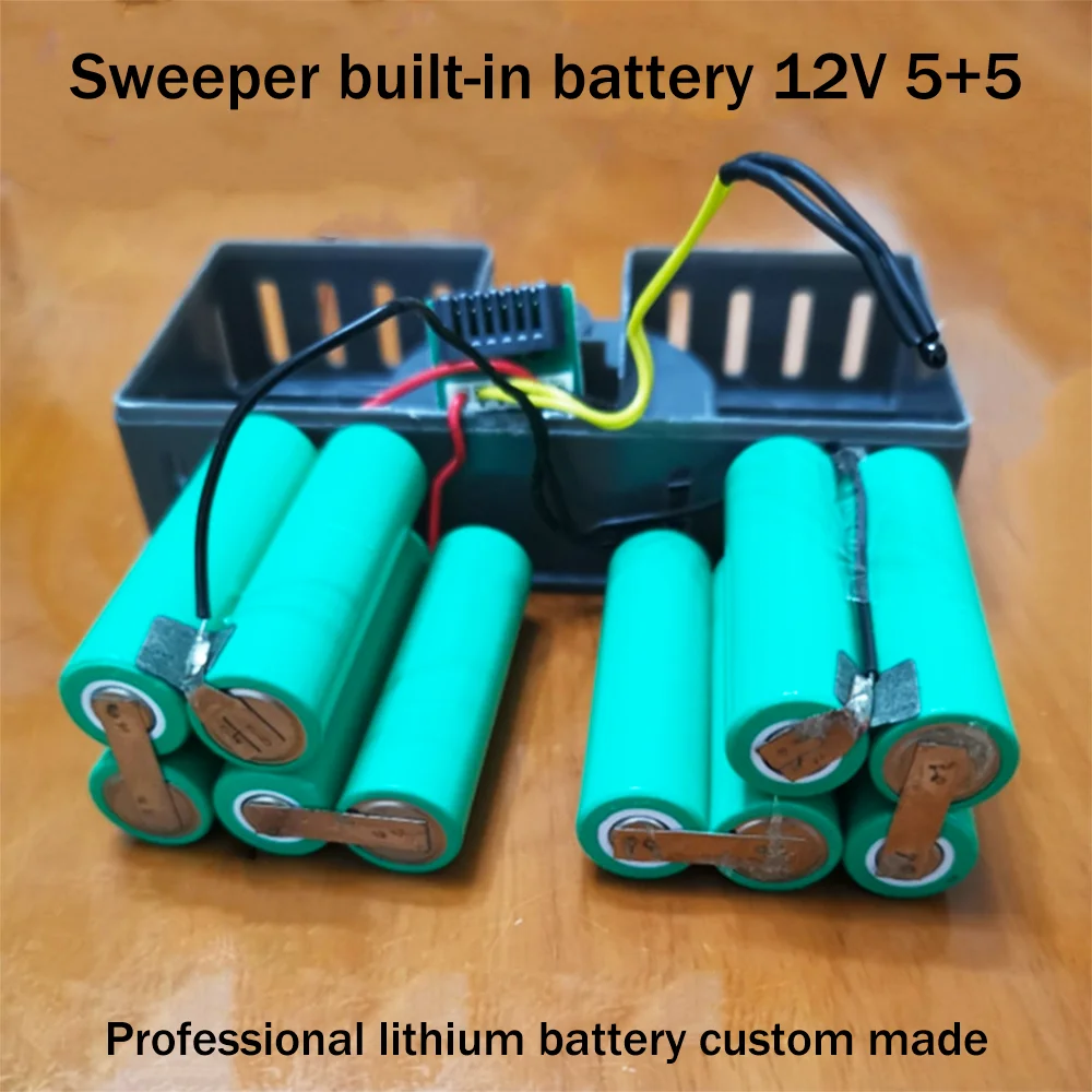 

12V Rechargeable Battery Replacement for Ecovacs CEN350 Lanbo, TEK S1/M1/D35B/TEK266 - Robot Vacuum Cleaner Accessory