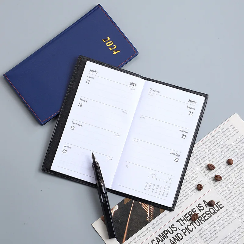 Organisatorische Hulpmiddelen 2024 Kalender Weekplanner Maandelijkse Planner 2024 Engelse Kalenderefficiëntie Handmatig Spaans Weekplan