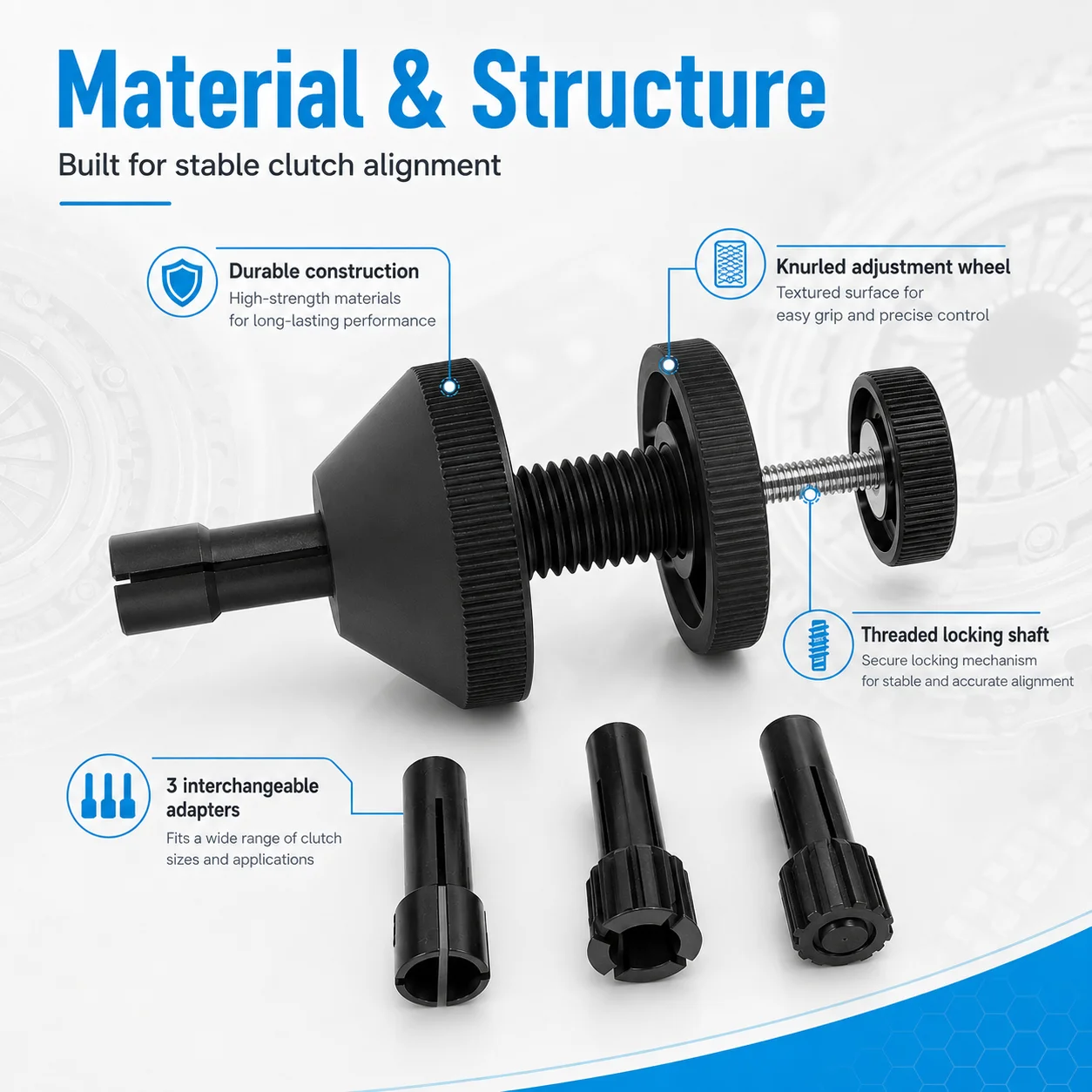 1/2/4P Clutch Alignment Tool U - Workshop Tools Center recension och pris