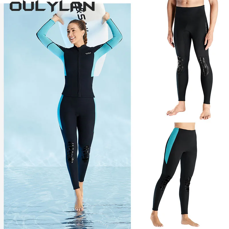 

Oulylan 1.5mm Neoprene Pants Wetsuits Men Women Scuba Diving Surfing Pants Wet Suit Leggings Kayaking Canoeing Diving Surfing