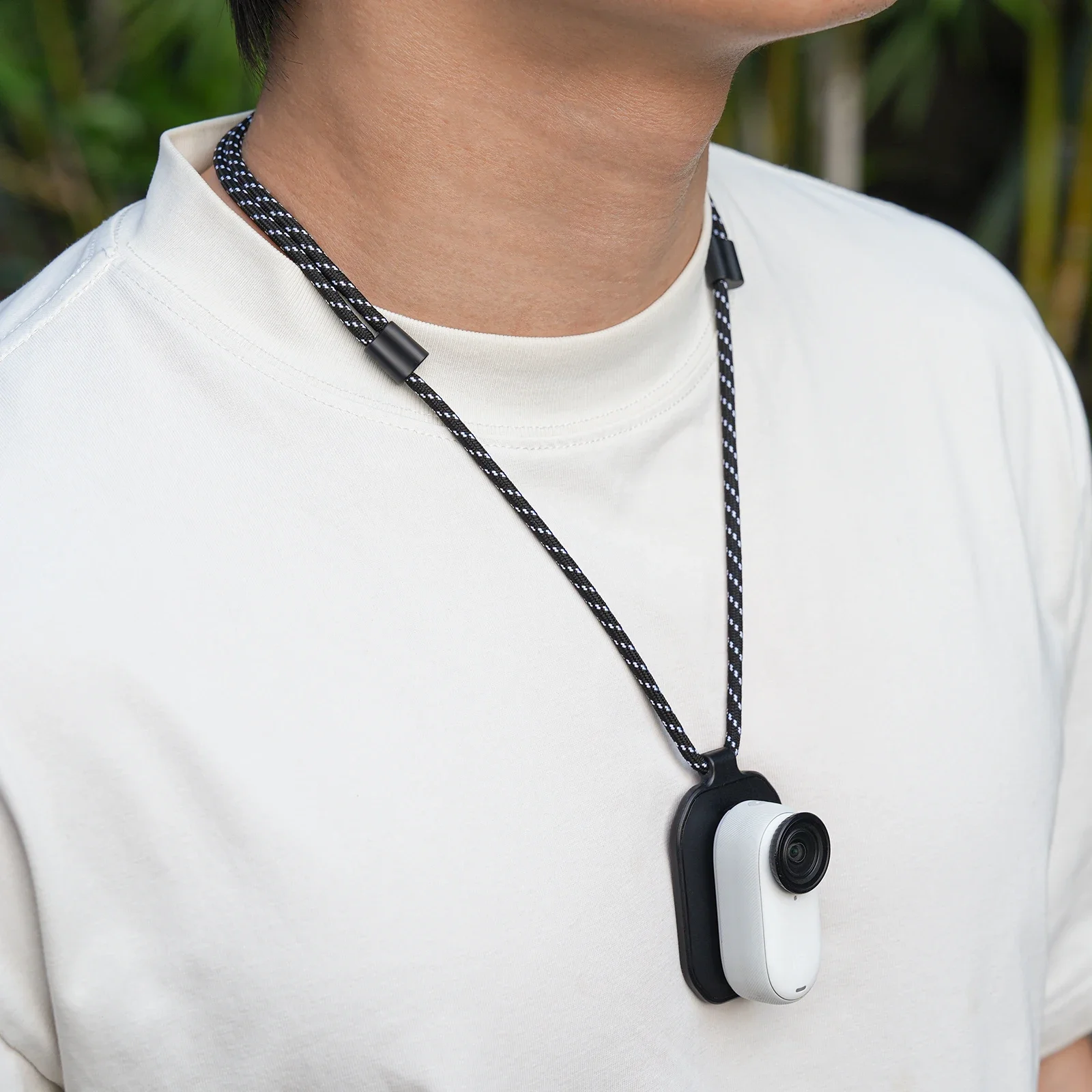 Magnetic Clasp Design Neck Strap Mount for Osmo Nano/Insta 360 GO 3S/GO 3 MIC series Camera rotation