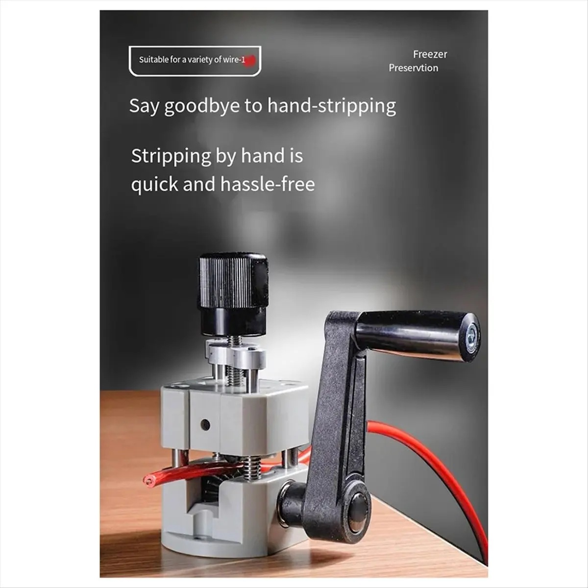 Reliable- Manual Wire Stripping Powered Wire Stripper Machine, Copper Wire Stripper, Drill Wire Stripper, Electric Wire Stripp