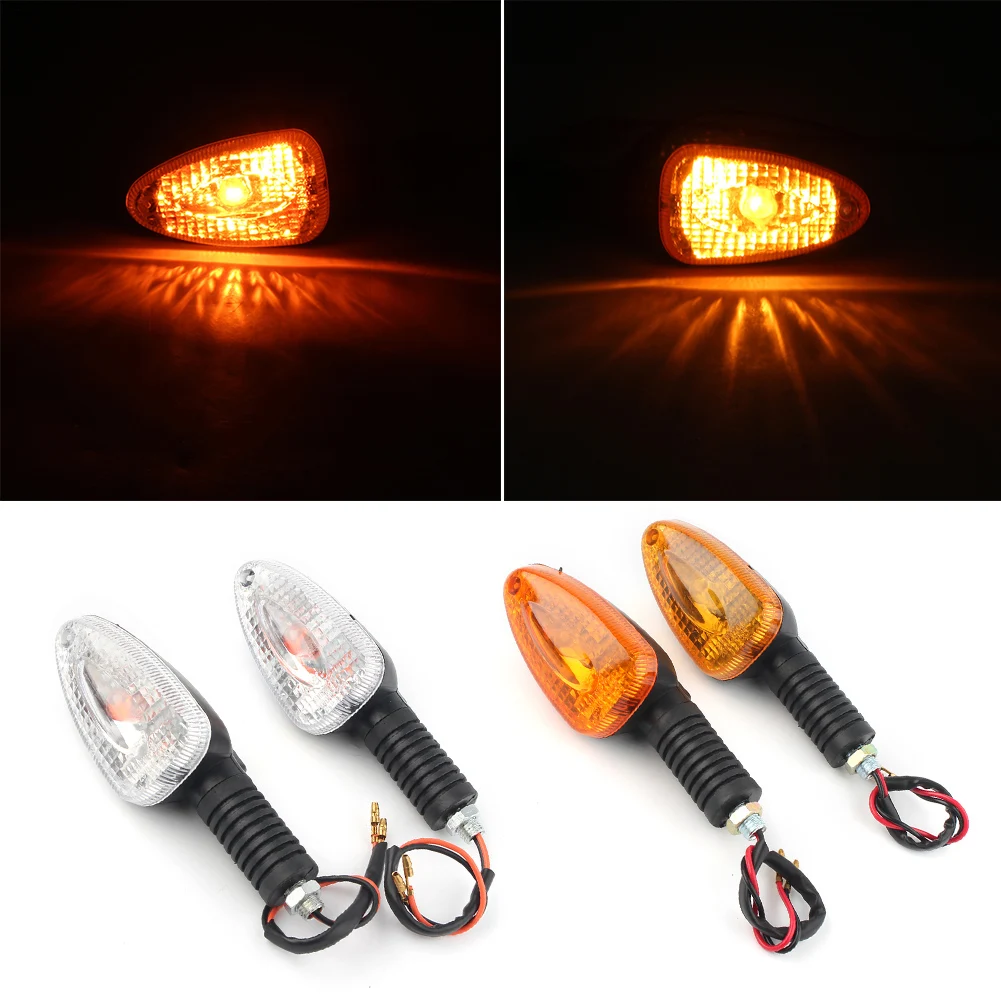 Motorcycle Clear Turn Signal Light Indicator Blinker For BMW K 1200R K 1200S 2005-08/ F650GS F 800GS 08-2012 HP2 Sport 2008-2010