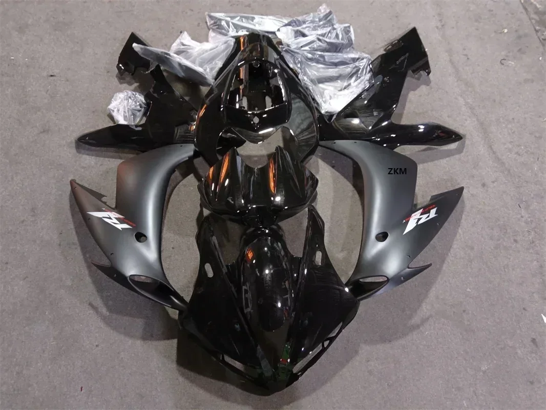 Motocicleta preta Fairing Kits para YAMAHA, YZF R1 04 05 06, YZFR1 2004 2005 2006