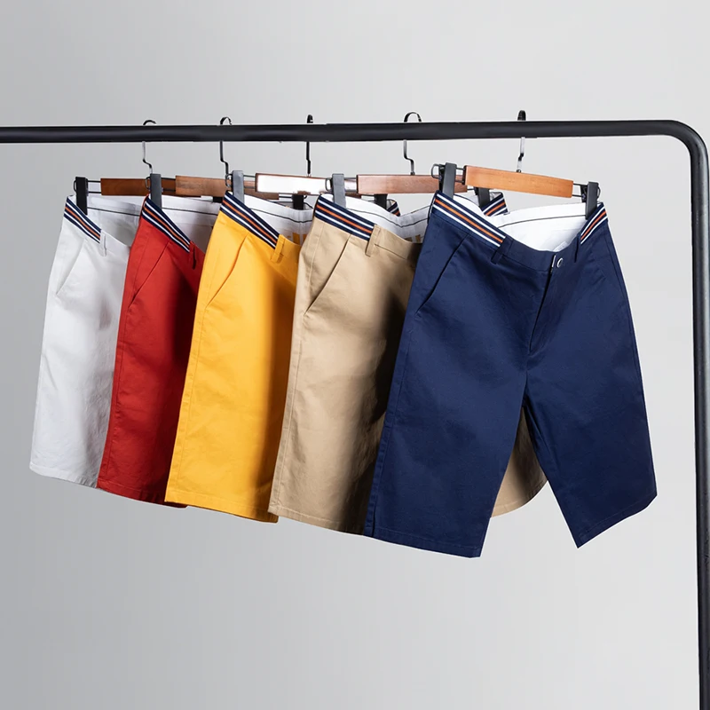 Fashion Solid Color Spliced Pockets Straight Casual Shorts Men's Clothing 2024 Summer New Loose High Waist All-match Knee Shorts