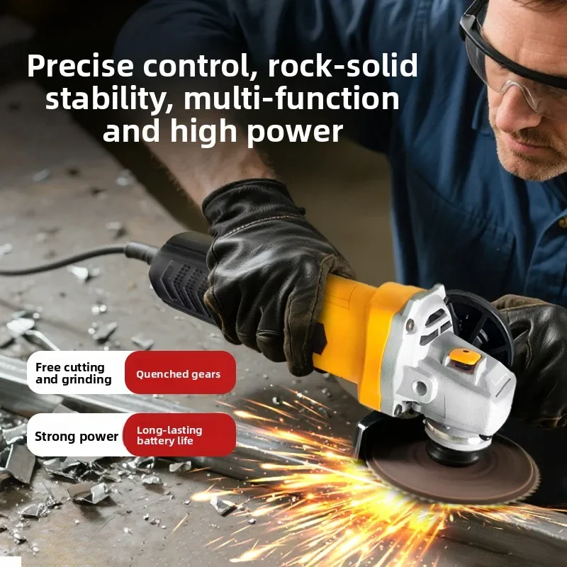 

Новая многофункциональная угловая шлифовальная машина, электрическая ручная машина для резки, шлифовки, полировки и удаления ржавчины, промышленного класса