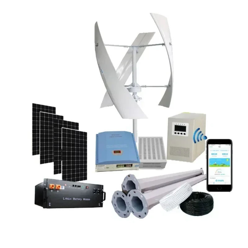 600w 1000w 2000w 3000w 5000w 10kw Vertical Axis Wind Turbine Wind Turbines HOT SALES