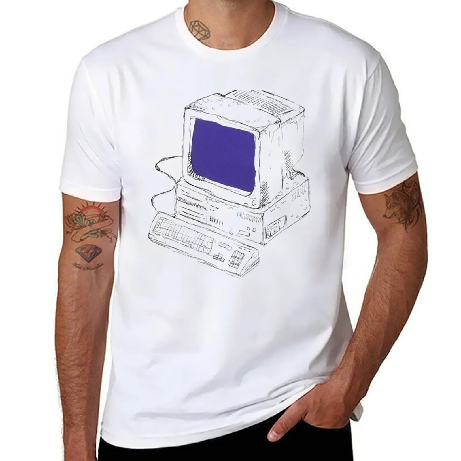 

Computer T-Shirt man t shirt summer t shirts for man graphic vintage T-Shirt