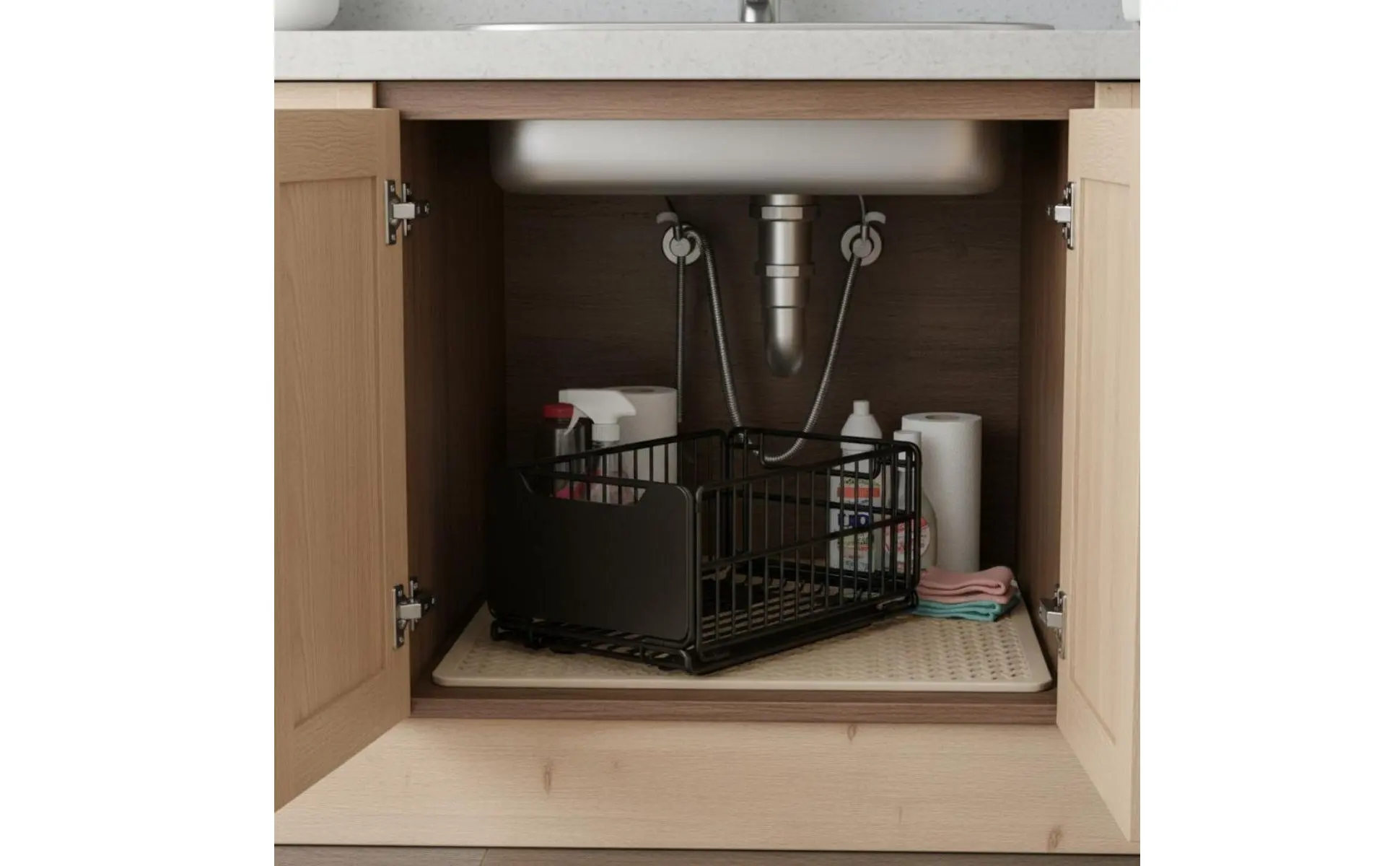 Under Sink Organizer Foldable Sliding Cabinet Basket Pull-Extendable Cabinet Drawer Effortless Gliding Kitchen Pull-Extendable Under Sink Organizer Foldable Sliding Cabinet Basket Pull-Extendable Cabinet Drawer Effortless Gliding Kitchen Pull-Extendable