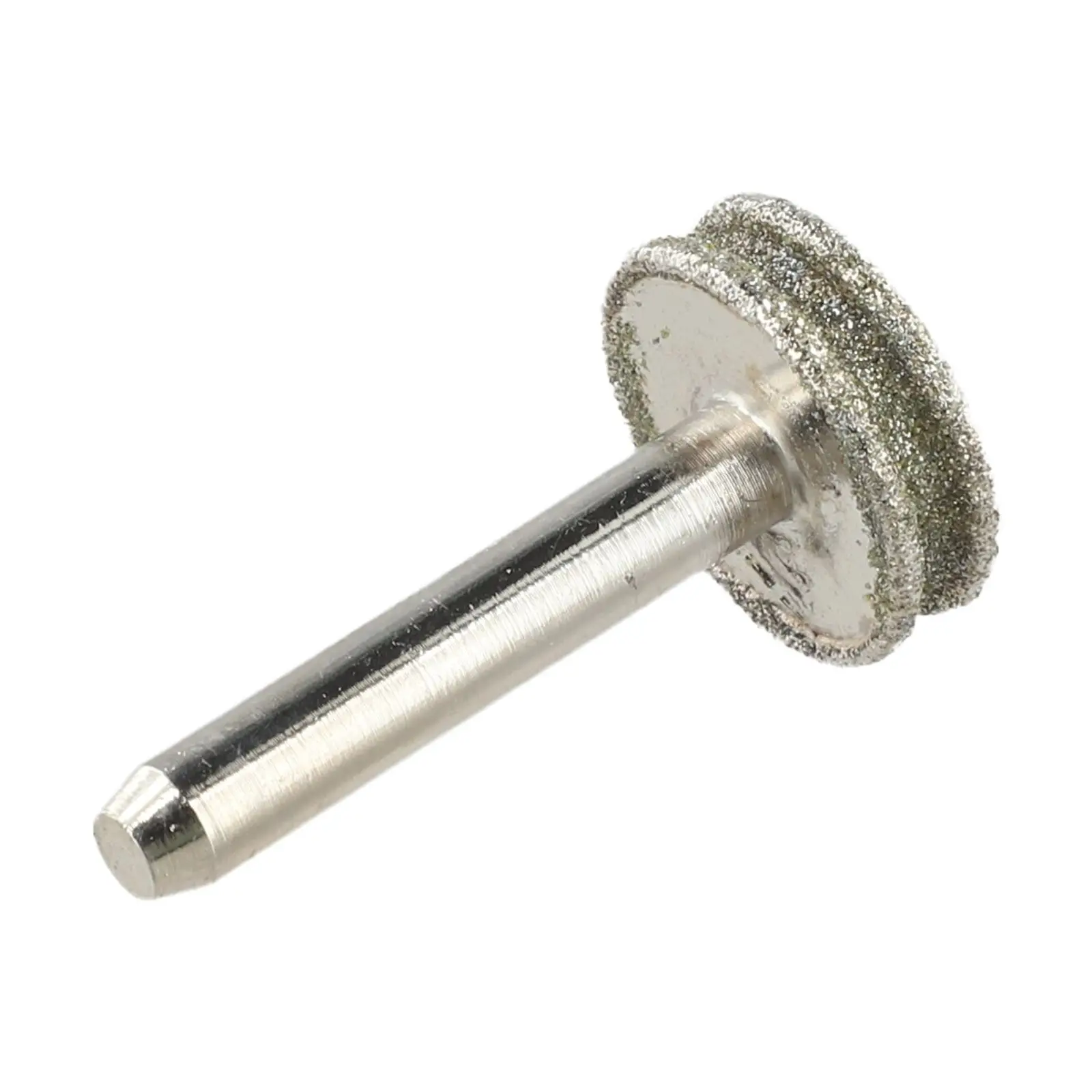 Emery Abrasive Grinding Head 20mm Dia For Glass Jade Beads Polishing Round Edging Curved Surfaces Electric Drill Tools