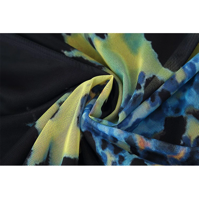 YENKYE elegante con bufanda vestido largo mujeres Sexy espalda descubierta cuello oscilante sin mangas vacaciones Vestidos de verano Vestidos femeninos